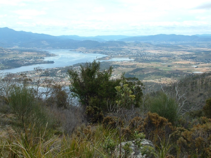NW view up the river