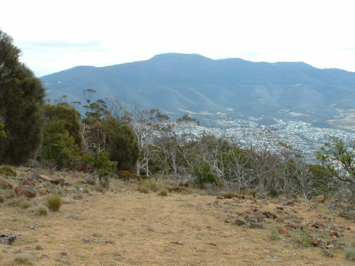 W view to Mt Wellington
